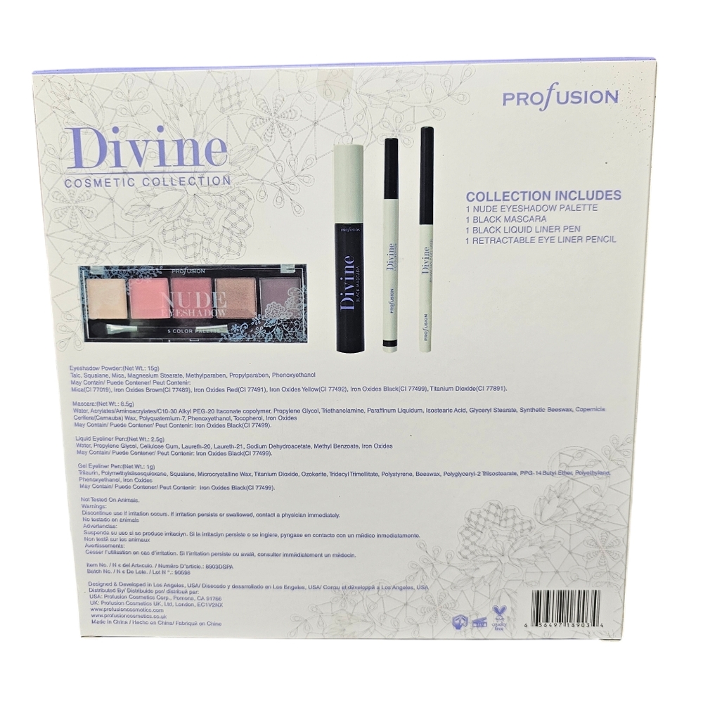 Profusion Divine Cosmetic Collection - Nude 4pc Eye Enhancing Collection - NIB - Picture 3 of 6